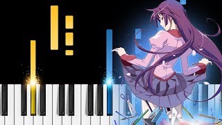 Bakemonogatari OP4 quotRenai Circulationquot  Piano Tutorial  Piano Cover [upl. by Cummine]