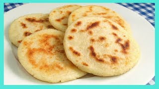 DELICIOSAS AREPAS DE MAÍZ CON QUESO SUPER FÁCILESLOS ROLES DE EDY [upl. by Ettenyar]