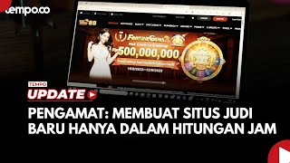 Tempo Eksplainer Mengapa Sulit Memberantas Situs Judi Online [upl. by Weingartner]