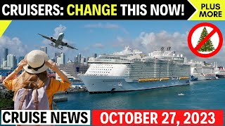 👉THIS Could Ruin 1000s of Holiday Cruises Top 10 Cruise News [upl. by Anawait893]