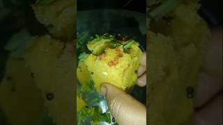 Besan Dhokla Recipeshorts dhokla [upl. by Ellenrad]