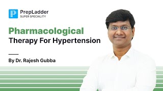 Pharmacological Therapy For Hypertension by Dr Rajesh Gubba  SS Medicine [upl. by Eldred544]