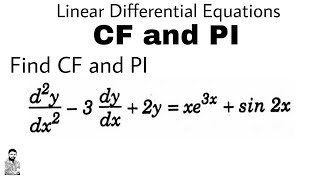 10 CF amp PI  Problem1  DIFFERENTIAL EQUATIONS OF HIGHER ORDER [upl. by Butch198]