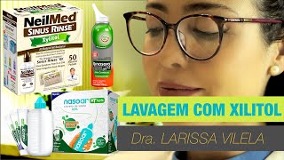 Lavagem nasal com xilitol para que serve e como fazer [upl. by Ginsburg]