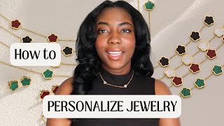 How to personalize jewelry amp Design jewelry  How to start a Jewelry Business CHRISTINA FASHION [upl. by Ennylyak]