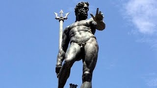 Fountain of Neptune Bologna EmiliaRomagna Italy Europe [upl. by Inod326]