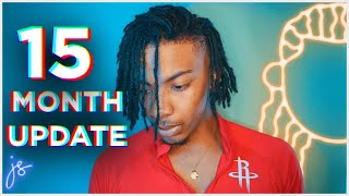 High Top Dreads 15 Month Dread Update Products I Use [upl. by Tiedeman387]