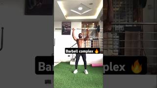 Back amp Shoulder barbell workout barbellrows shoulderworkout shoulderpain backday backworkout [upl. by Howenstein261]