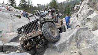 Willys Jeeps Return to the Rubicon Trail 2021  Part II [upl. by Ahsinej824]