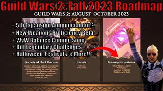 Guild Wars 2 News SotO Is LIVE  Expansion 5 Announced  Roadmap New Weapons amp LOTS More Aug 22 [upl. by Akira]