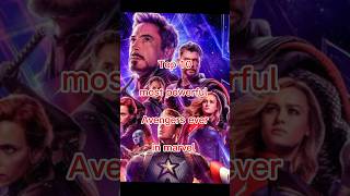 Top 10 most powerful superheroes ever in Marvel avengersmarvelshortsyt shorts [upl. by Odnumyar]