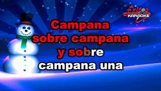 🎄 CAMPANA SOBRE CAMPANA KARAOKE HD [upl. by Sil]