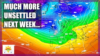 Ten Day Forecast Much More Unsettled Next Week But Not Cold Probably [upl. by Hertzfeld]