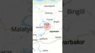 Elazığ deprem shortvideo short sondakika aboneol [upl. by Renrut]