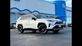 2021 Toyota RAV4Hybrid XSE Elgin Schaumburg Barlett Barrington Hoffman Estate IL [upl. by Dnomsaj902]