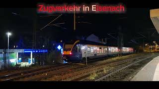 Zugverkehr in Eisenach am 191124 foryou trainspotting [upl. by Frohman670]