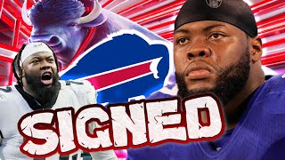 Buffalo Bills Sign 6’4 329lb DT Linval Joseph [upl. by Buskirk]