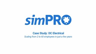 simPRO Case Study DC Electrical [upl. by Inig]