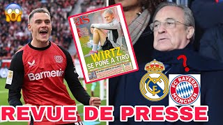 📰 FLORIAN WIRTZ se rapproche du Real Madrid le jeune préfère la maison Blanche au  Nicolas J [upl. by Haddad702]