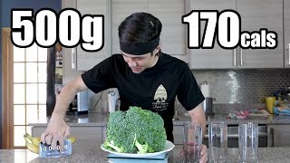 500g Raw Broccoli Challenge DESTROYED [upl. by Gordy]