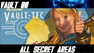 Fallout 4 All Secret Areas at Vault 88  Vault Tec Workshop [upl. by Acinehs]