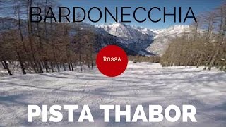 Bardonecchia  Melezet pista rossa Thabor [upl. by Kress178]