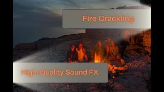 Fire Crackling Sound Effects  High Quality Sound FX [upl. by Boesch]