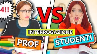 STUDENTI VS PROF  LINTERROGAZIONE A SORPRESA [upl. by Osrock998]