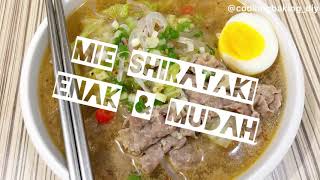 Mie Shirataki Kuah Enak amp Mudah  Resep Keto Mudah [upl. by Samantha178]