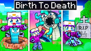 BIRTH To DEATH of a WORM in Minecraft [upl. by Liris496]