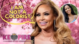 Gizelle Bryant Denies Being COLORIST  SHADES RHOP Newbie quotWas She Firedquot [upl. by Otxis609]