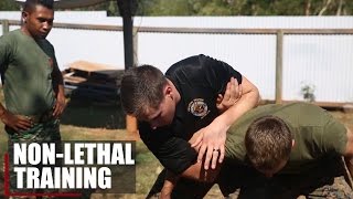 Law Enforcement Marines  NonLethal Training [upl. by Eizus652]