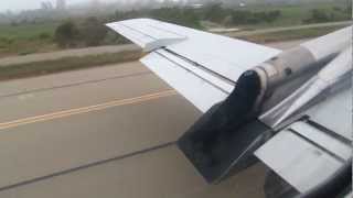 EMB120 Takeoff from Santa Barbara on United Express SBASFO 071112 [upl. by Acinomahs515]