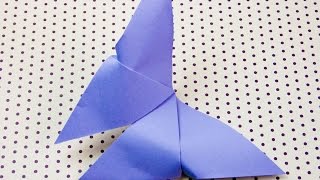 Cómo hacer una mariposa de papel origami [upl. by Lunneta196]