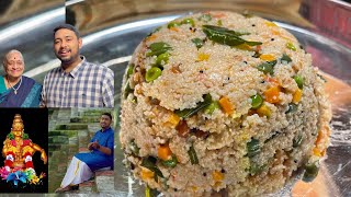 GODHUMA RAVA UPMA  Easy Breakfast recipe in Tamil  Wheat Rava  Pambai Karaiyil  ft RP Shravan [upl. by Sinnek131]