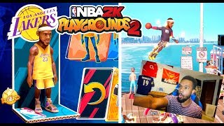 UNLOCKING ALL PLAYERS AND PLAYING MY FIRST GAME  NBA PLAYGROUNDS 2 [upl. by Nodmac]