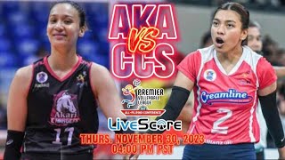 🔴PVL LIVE  CREAMLINE COOL SMASHERS VS AKARI CHARGERS  LIVE SCOREBOARD  ALLFILIPINO CONFERENCE [upl. by Annawal]