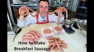 How to Make Breakfast Sausage EASY BREAKFAST SAUSAGE [upl. by Jolyn32]