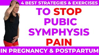 Pubic Symphysis 4 BEST strategies to stop pain [upl. by Congdon]