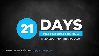 21 Days of Prayer and Fasting  Monday 16th January [upl. by Gifford554]