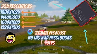 4 Ipad Resolutions For Gameloop PUBG Mobile  IKZ Gaming  No Lag [upl. by Yra63]