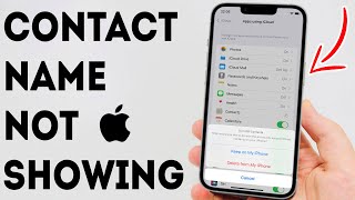 How To Fix Contact Name Not Showing On iPhone  Full Guide [upl. by Tiffanie]