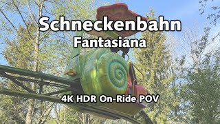 Schneckenbahn Snail Track at Fantasiana  4K HDR OnRide POV [upl. by Thrift]