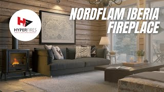 Nordflam Iberia Fireplace  HYPER FIRES [upl. by Nodearb599]