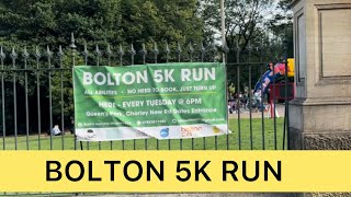 BOLTON 5K RUN QUEEN PARK BOLTON 3 July 2023 England [upl. by Esyli810]