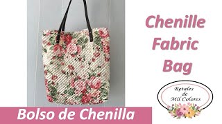 Crea tela de chenilla con este bolso Patrones gratis 088 [upl. by Rayford]