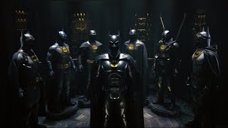 Batman suits Michael Keaton  THE FLASH 4k HDR [upl. by Rinee]