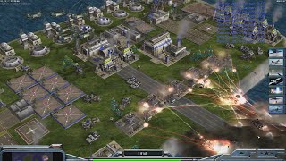 USA Air Force  Command amp Conquer Generals Zero Hour  1 vs 5 HARD Gameplay [upl. by Aiynot559]