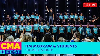 Tim McGraw Brings Students Onstage and Moves the Audience at CMA Fest  CMA Fest 2023 [upl. by Anatolio531]