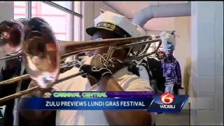 Zulu previews upcoming Lundi Gras events [upl. by Shirah74]